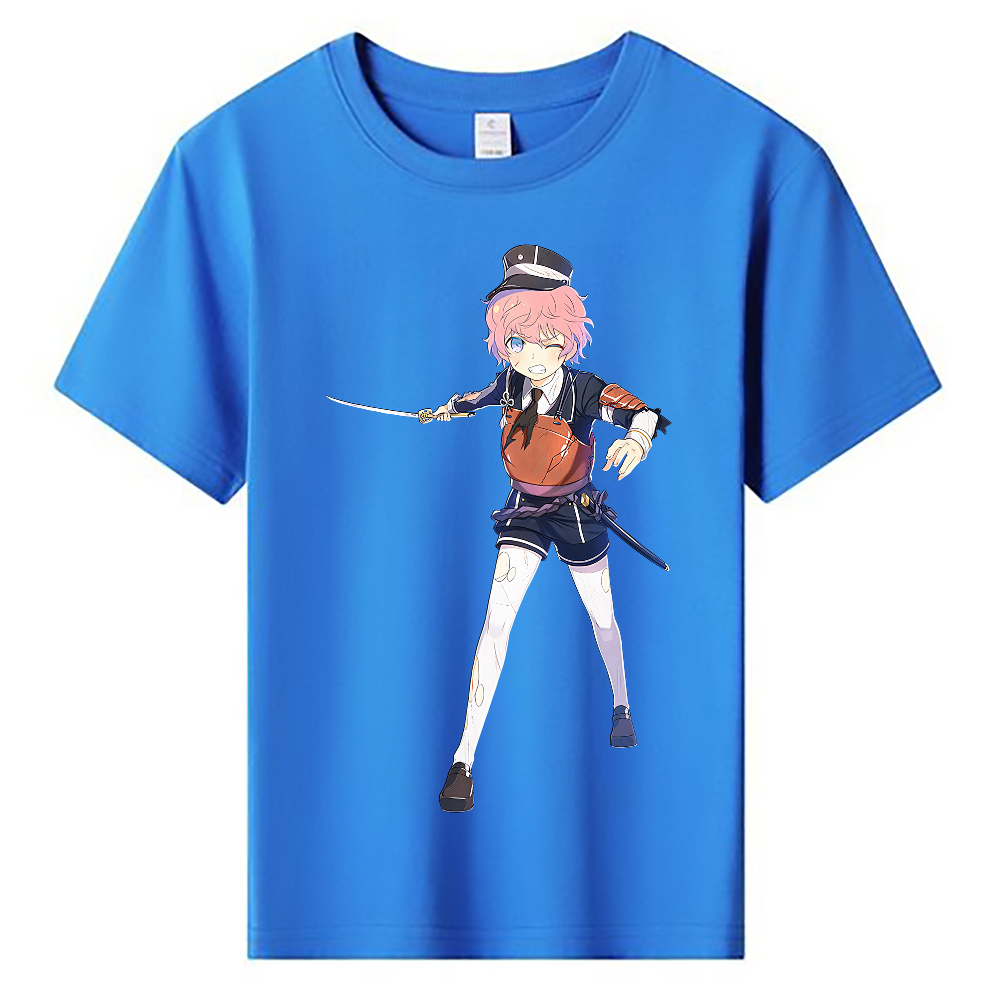 （画像用） 刀剣乱舞 Touken Ranbu 綿100％キッズTシャツ（フロントプリント）
